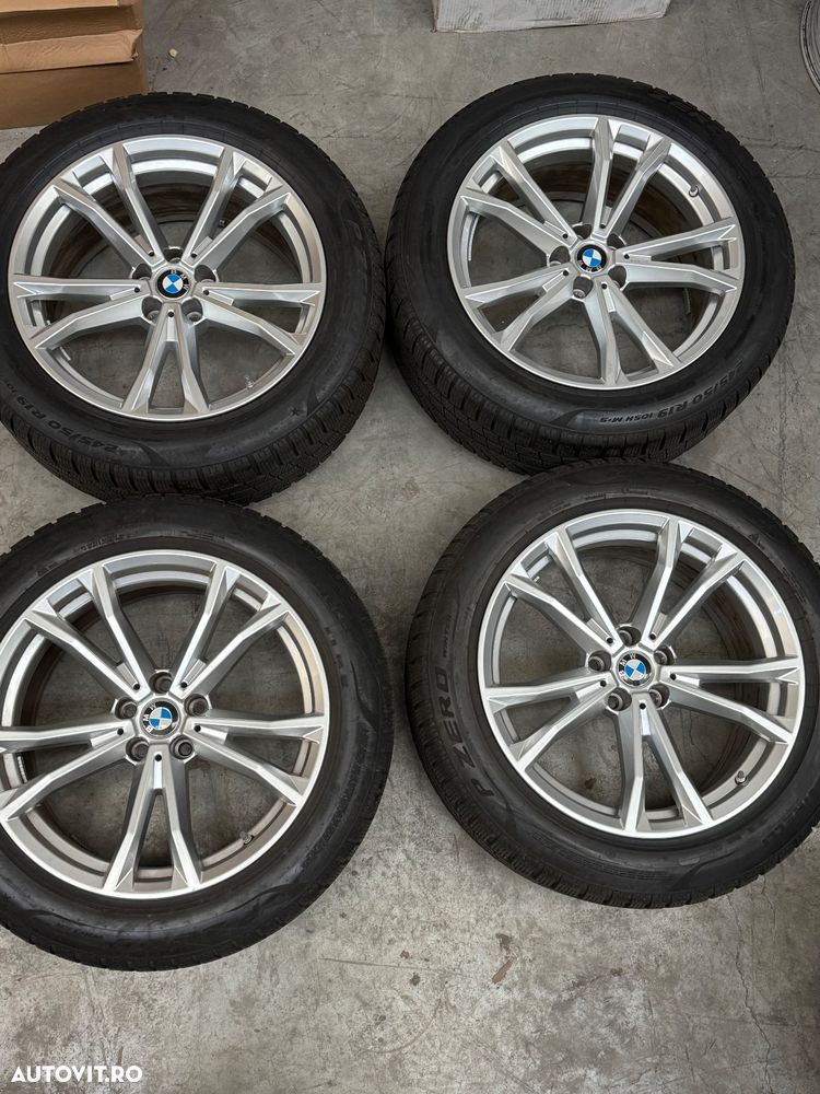Vând jante originale BMW G70 pe 19” cu anvelope de iarnă - 2