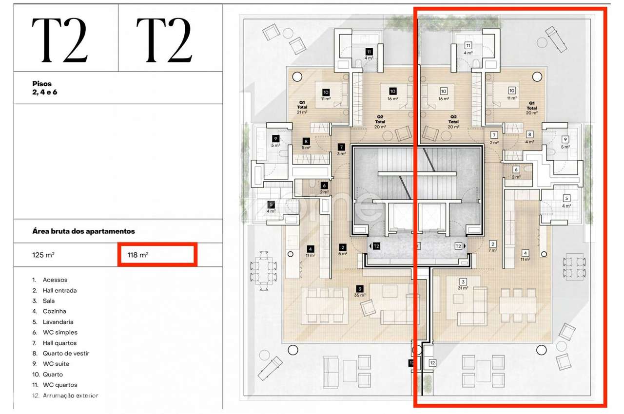 T2 de Luxo no Porto: Um Refúgio de Elegância e Exclusividade - Grande imagem: 3/25