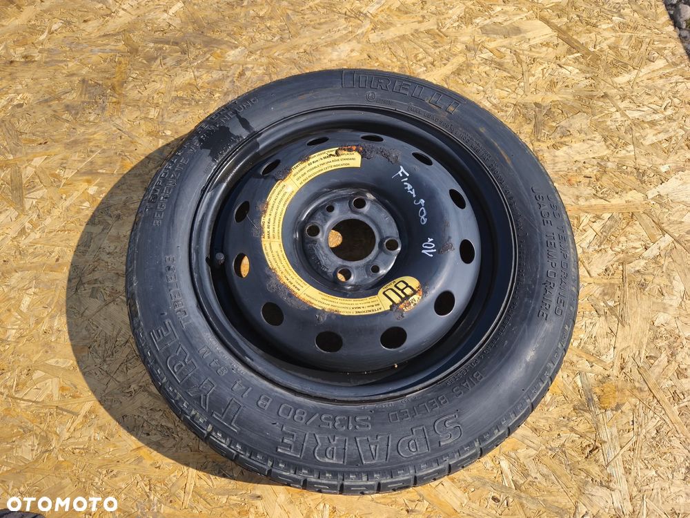 KOŁO DOJAZDOWE ZAPASOWE 125/80B14 4X98 14 CALI DO FIAT 500 PUNTO - 4