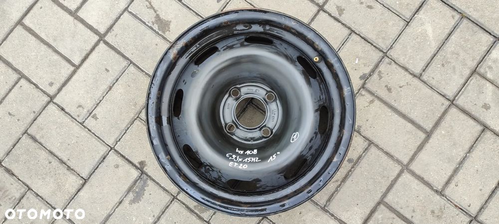 FELGI STALOWE 4x108 6.5Jx15 CALI ET20 2150769 CORSA F CITROEN PEUGEOT KOMPLET 4 SZTUKI - 2
