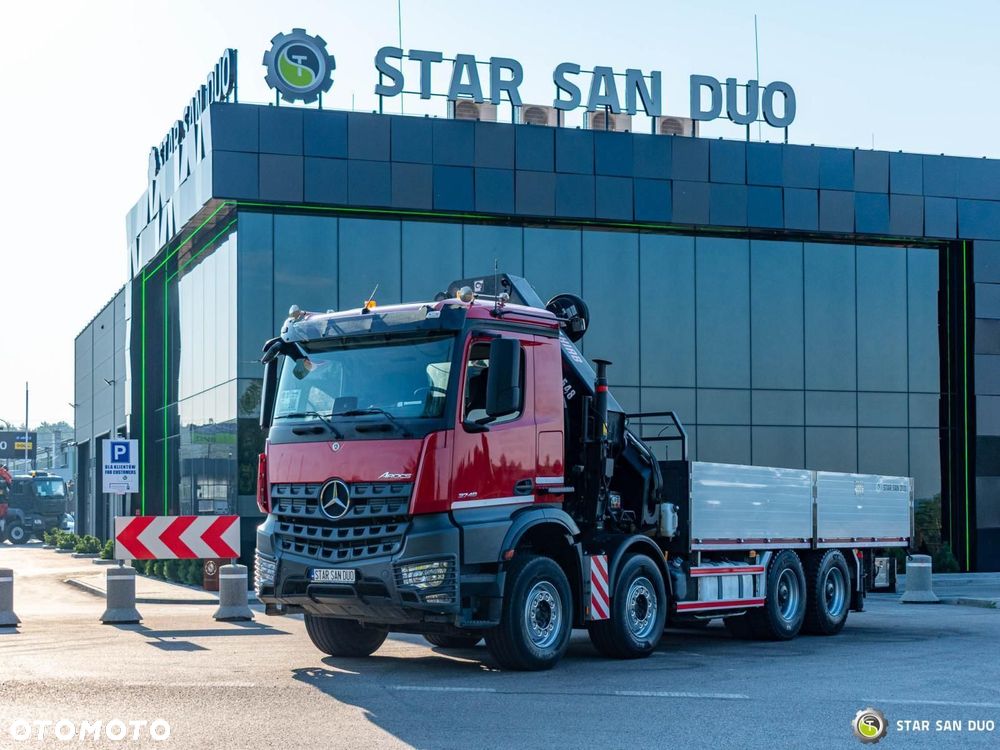 Mercedes-Benz AROCS 3748 8x4 HIAB 548 E-6 X-HIPRO HDS Żuraw Rotator - 11
