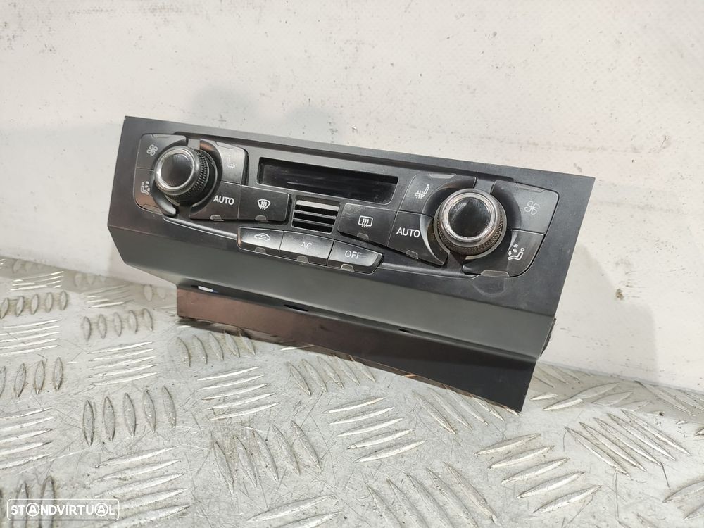 Climatronic Display Sofagem Comando AC Original Audi A5 8T Cabrio Função Aquecimento de Bancos - 3