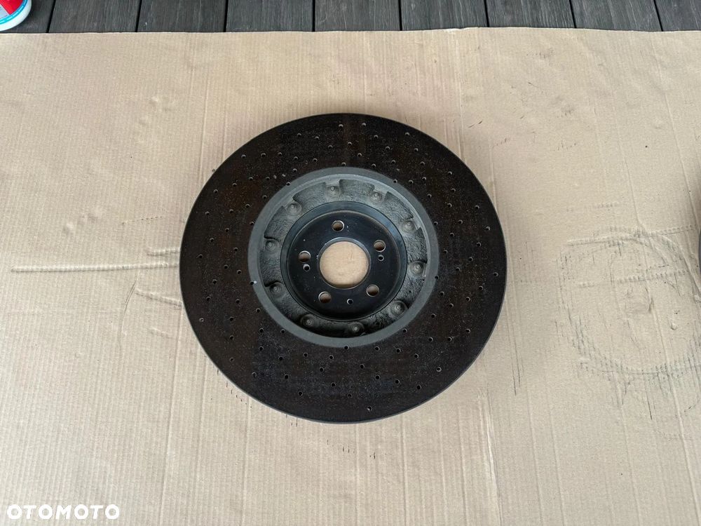 Klocki tarcze hamulcowe Tarcza hamulcowa ceramiczna przód przednia Audi RS6 RS7 RS-6 RS-7 C7 4G0615301AJ 4G0615302Q 4H0698151P Ceramic brake disc front Audi RS6 RS7 2013 2014 2015 2016 2017 2018 - 8