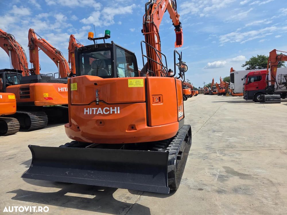 Hitachi ZX85, 2022, 2.734, CUPLA RAPIDA HIDR+3 CUPE NOI, lama nivelare, inst picon pe brate, camera spate, senile cauciuc 80% ok, aer cond, ad sapare 6m, latime 2,2m, ridica 4t cu sistem antirasturnare, STARE FOARTE BUNA, leasing 4 ani, PROMOTIE 62.900Eur - 17