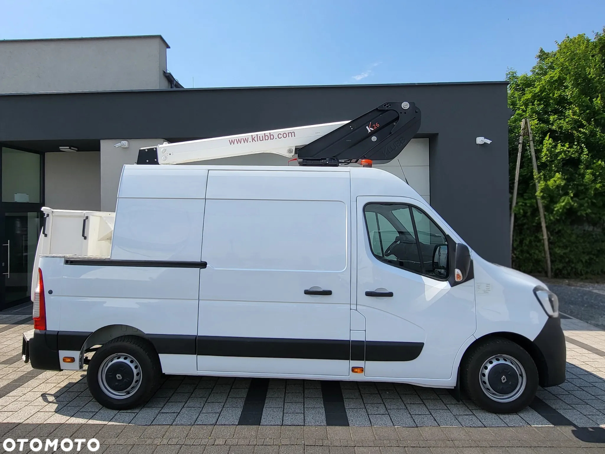 Renault Master L3H2, Podnośnik Koszwy/Zwyżka KLUBB K26, klima, tempomat - 10