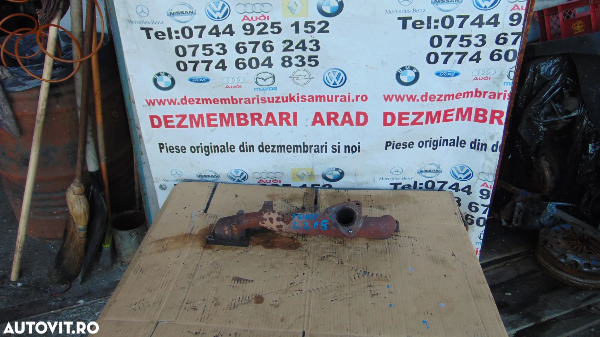 Galerie evacuare Ford Transit 2.2 euro 5 Peugeot boxer citroen jumper 2.2 euro 5 dezmembrez - 1