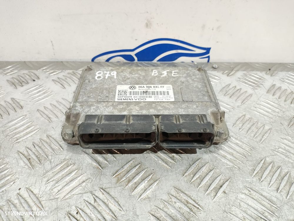 Centralina Motor Original Siemens VAG 1.6i BSE 06A906033FF 5WP40329 - 2