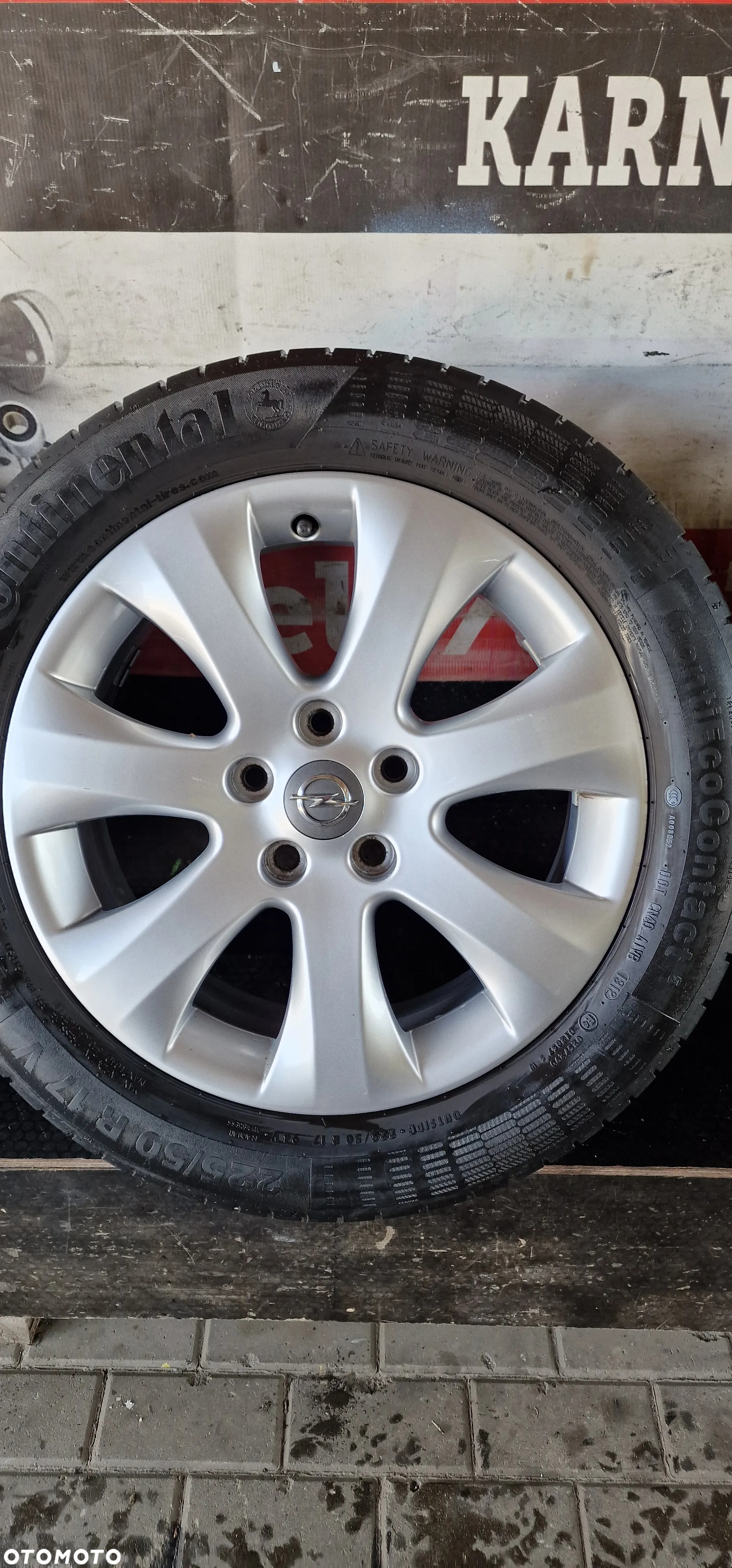 Alufelgi OPEL ASTRA J MOKKA 5X115 R17 ET44 225/50 R17 - 7