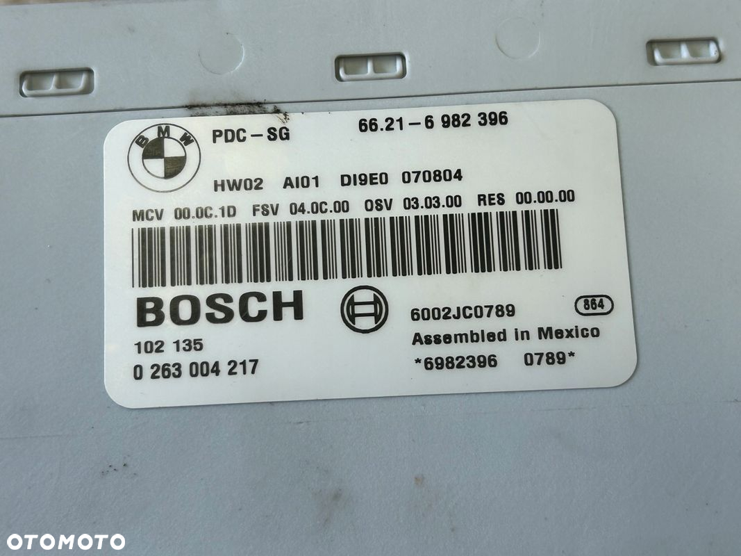 BMW E90 E91 MODUŁ STEROWNIK PDC 6982396 - 2