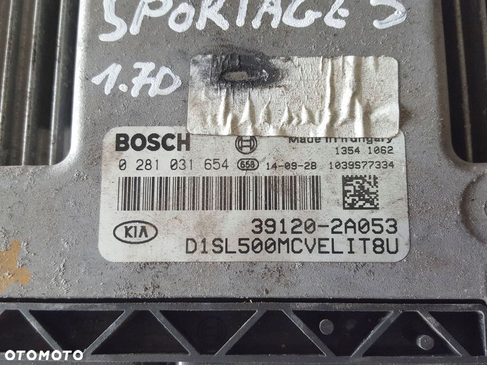 KIA SPORTAGE 3 III LIFT 1.7 CRDI KOMPUTER STEROWNIK SILNIKA 39120-2A053 - 2