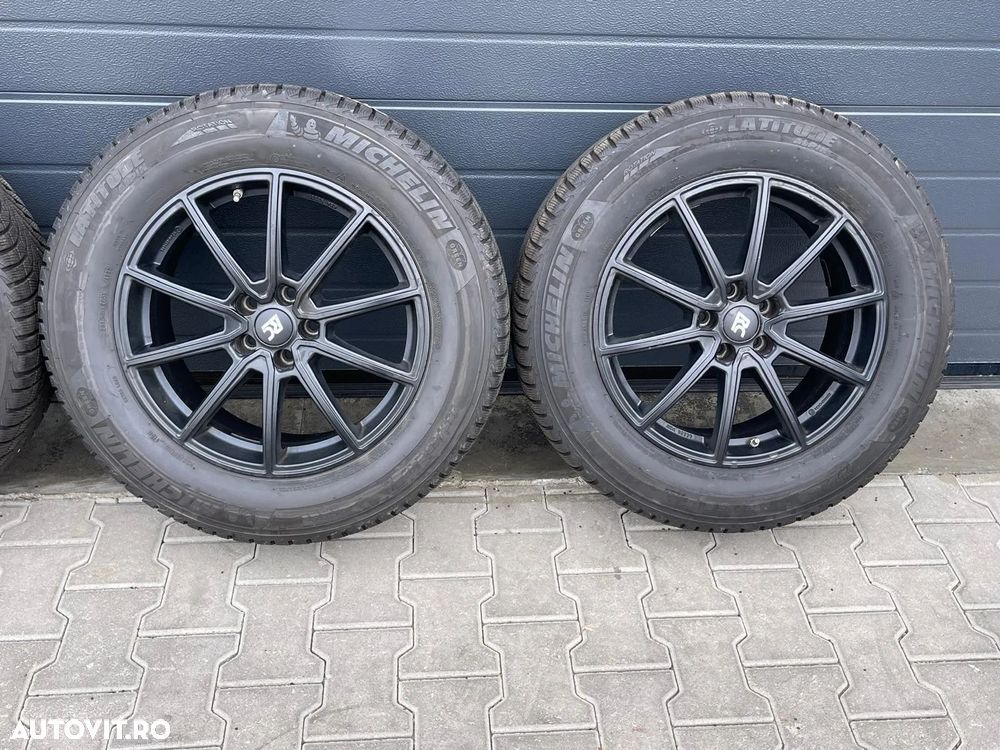 Jante Jaguar I Pace 18 inch cu anvelope iarna Michelin, senzori presiune - 3