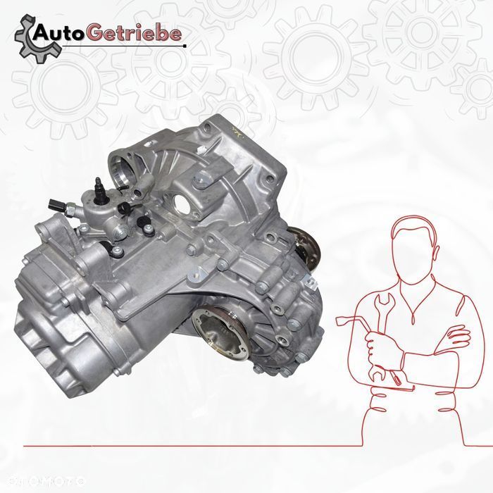 Skrzynia biegów Turan Audi Seat Skoda 1.8TSI JWX MUF MDP NMY MUE KVT - 1