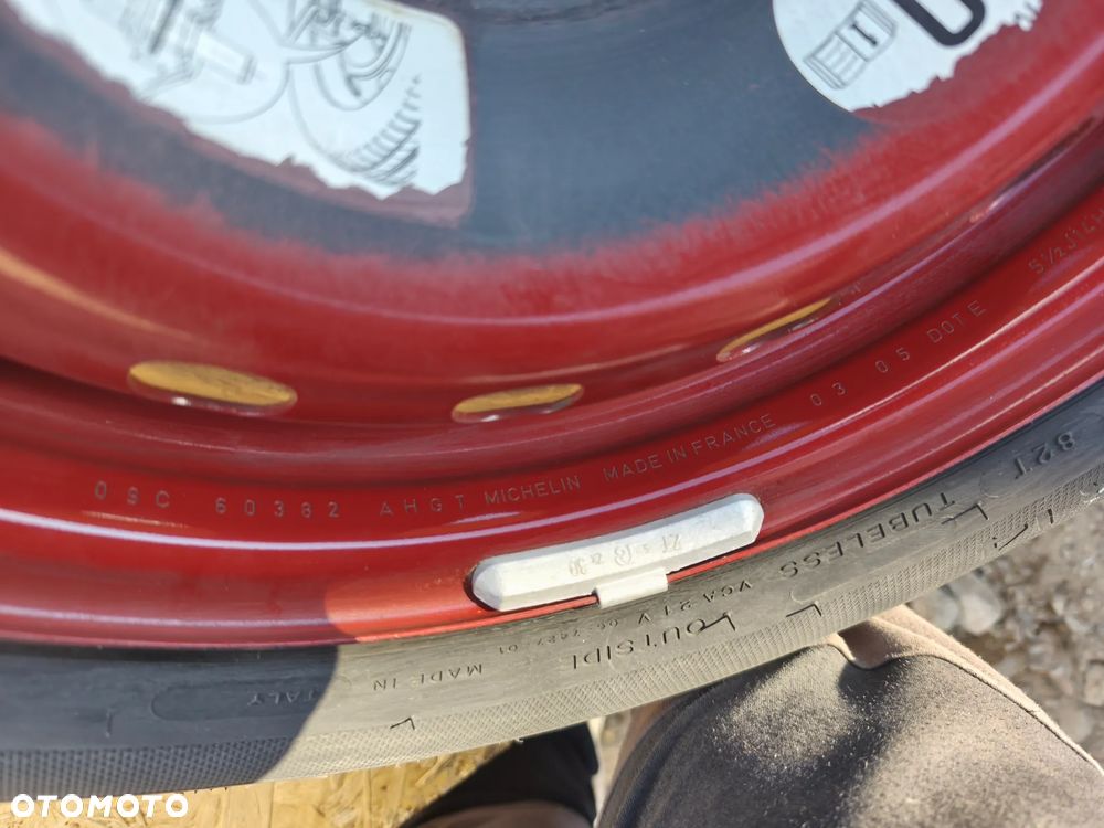 KOŁO DOJAZDOWE ZAPASOWE 175/65R14 14 CALI 4X108 CITREON PEUGEOT - 4