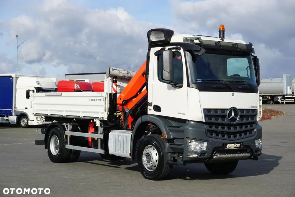 Mercedes-Benz / AROCS / 1843 / E 6 / WYWROTKA + HDS / ROTATOR / PALFINGER PK 13001 / WYSIĘG 17 M - 3