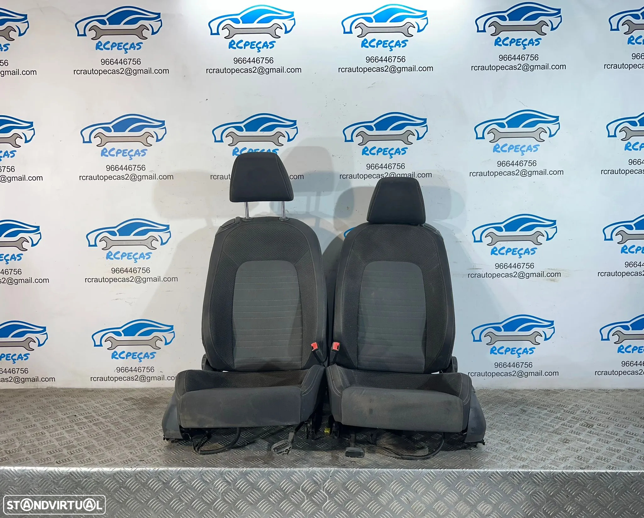 .Conjunto Bancos Tecido VW Volkswagen Scirocco III 3 Elétricos - 8