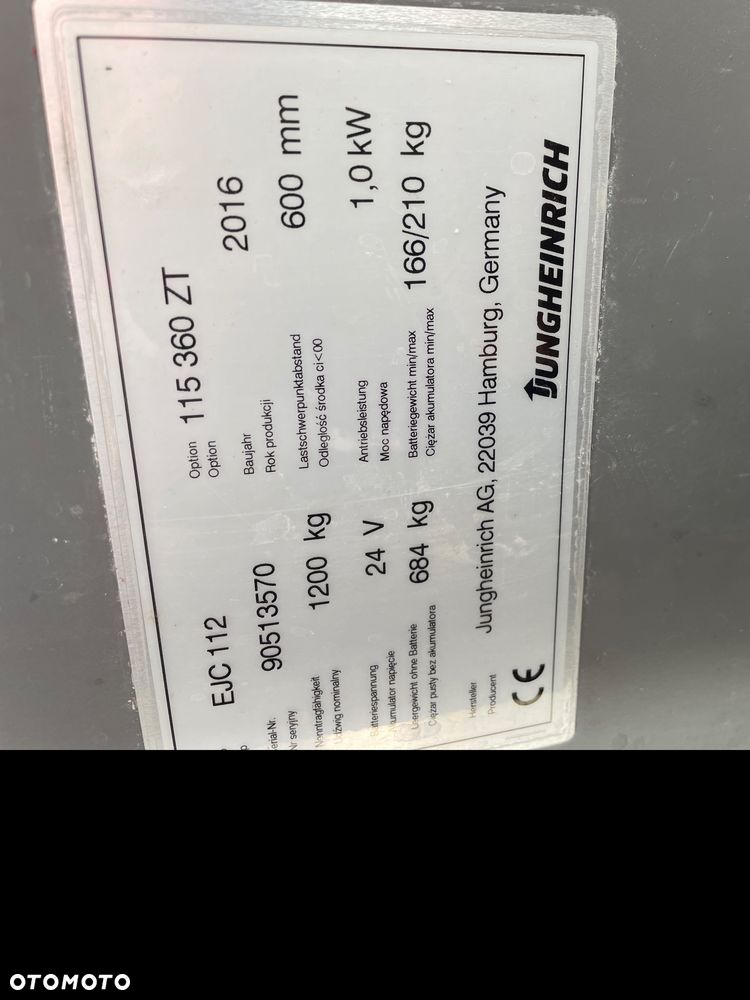 Jungheinrich EJC 112 - 5