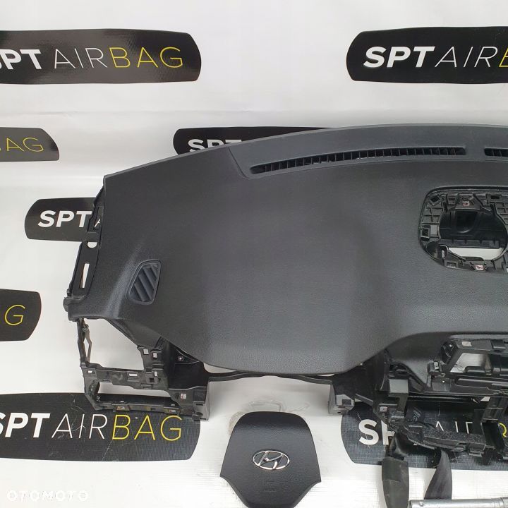 HYUNDAI TUCSON 3 III LIFT DESKA ROZDZIELCZA KONSOLA KOKPIT PULPIT PODUSZKI AIRBAG AIR BAG PASY KIT SET - 2