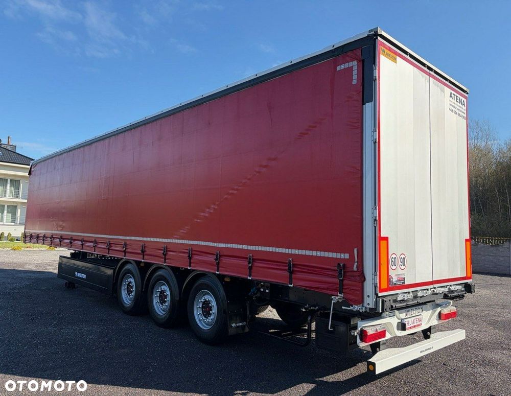 Wielton Firana Standard, Dach podnoszony, Oś podnoszona - 7