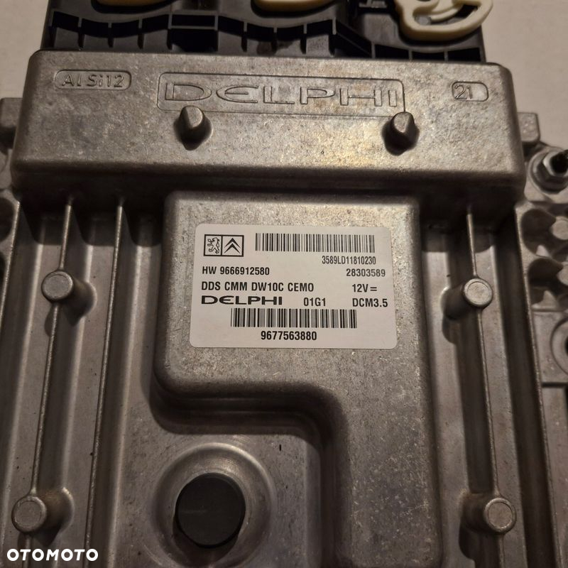 KOMPUTER SILNIKA PEUGEOT CITROEN 9666912580 9677563880 - 2