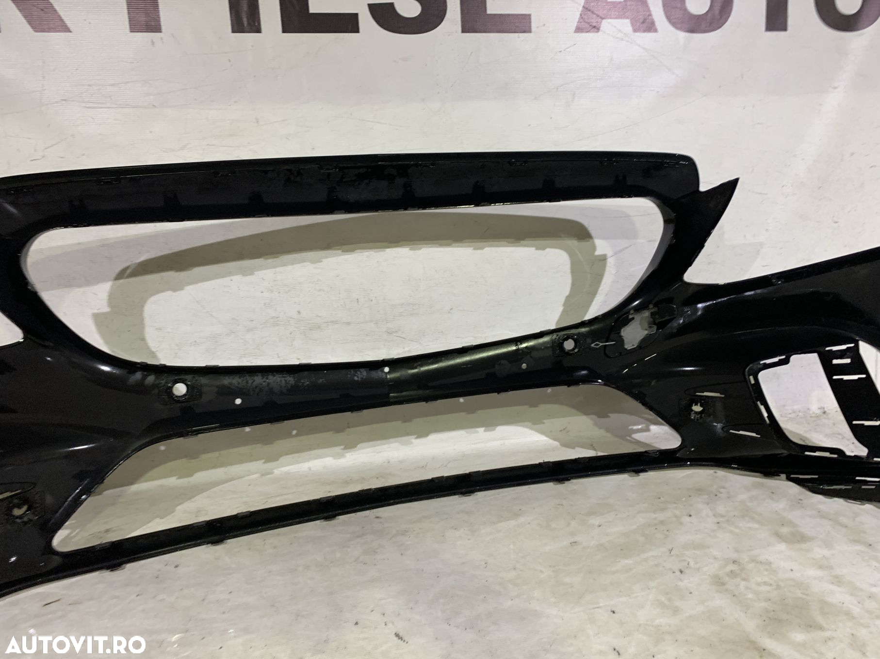 Bara fata Mercedes C-Class AMG, W205, facelift, 2018, 2019, 2020, 2021, cod origine OE A2058856002, cu gauri pentru senzori de parcare (6). - 12