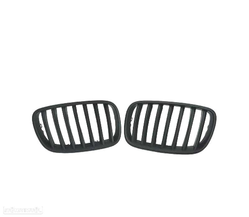 GRELHAS FRONTAIS BMW X5 E70 X6 07-14 PRETAS - 5