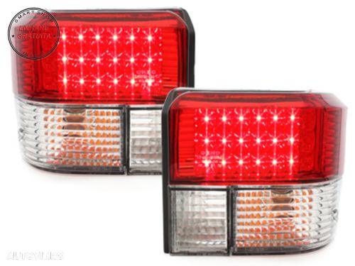 Stopuri LED VW T4 (1990-2003) Cristal Rosu- livrare gratuita - 2