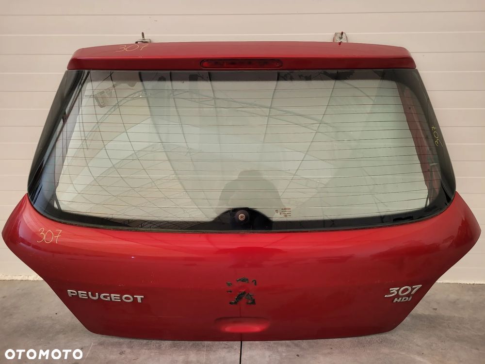 KLAPA BAGAŻNIKA PEUGEOT 307 LIFT HB 5D 01-08r - 1