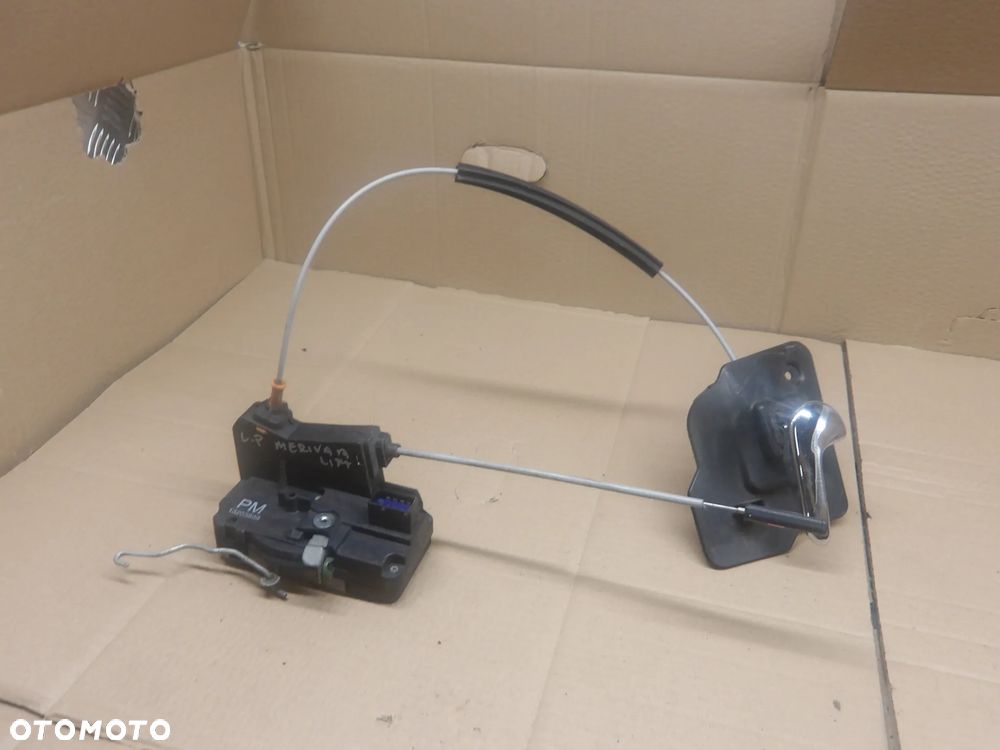 OPEL MERIVA A I LIFT 05-10 1.4B ZAMEK DRZWI PRAWY LEWY PRZÓD KLAMKA WEWNĘTRZNA 13203899 13154792 - 3