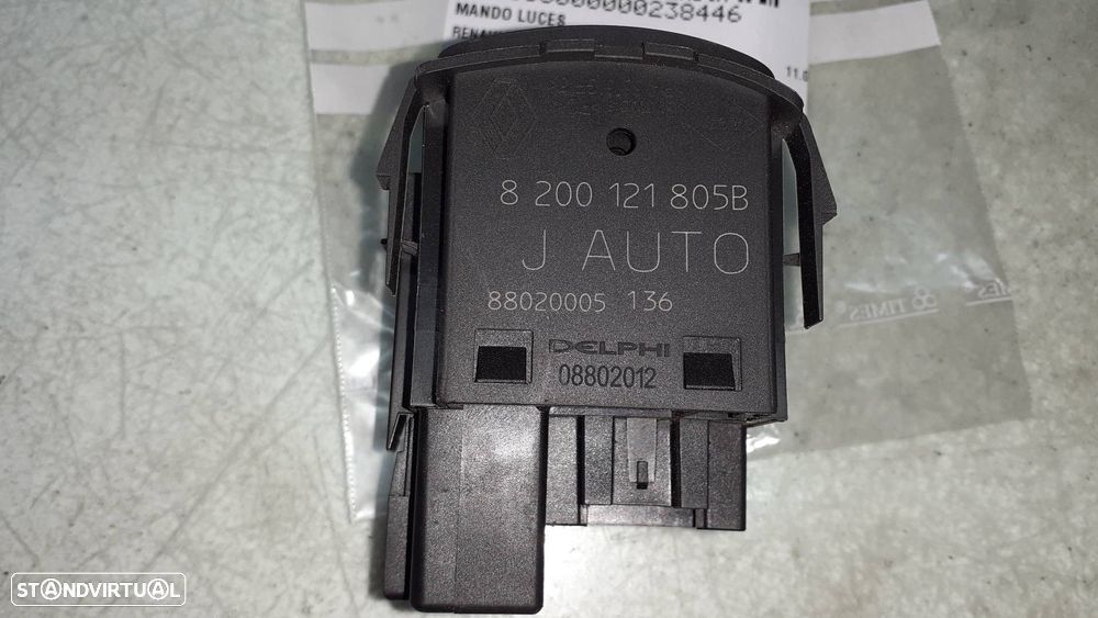 COMANDO LUZES RENAULT MEGANE II 2006 -8200121805B - 2