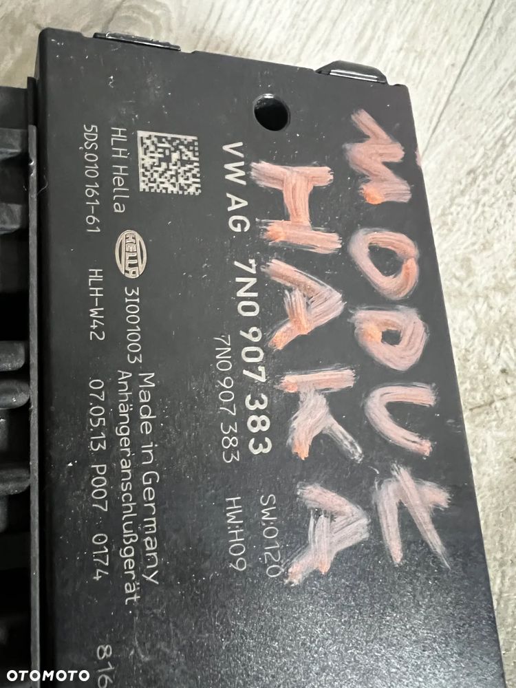 AUDI Q3 HAK HOLOWNICZY elektryczny 8U0971541 MODUŁ STEROWNIK HAKA 7N0907383 8U0803880D - 10