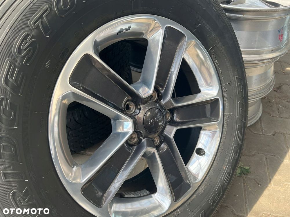 KOMPLET FELG FELGI ALU JEEP WRANGLER 18 5X127 ET44,45 ORYGINALNE CZUJNIKI - 3