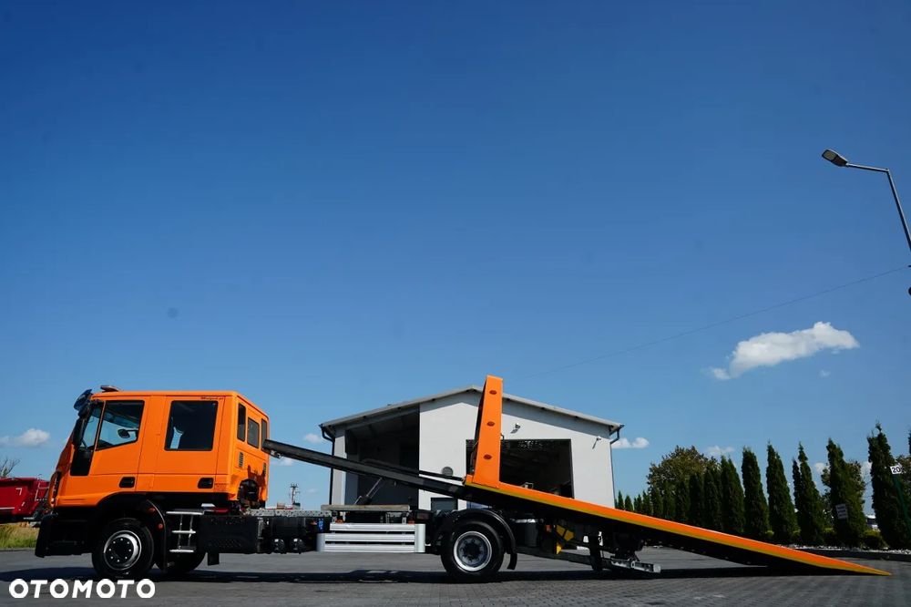 Iveco EUROCARGO / LAWETA HYDRAULICZNA / PLATFORMA - 6 M / BRYGADÓWKA - 6 OSÓB / WYCIĄGARKA / EURO 6 - 3