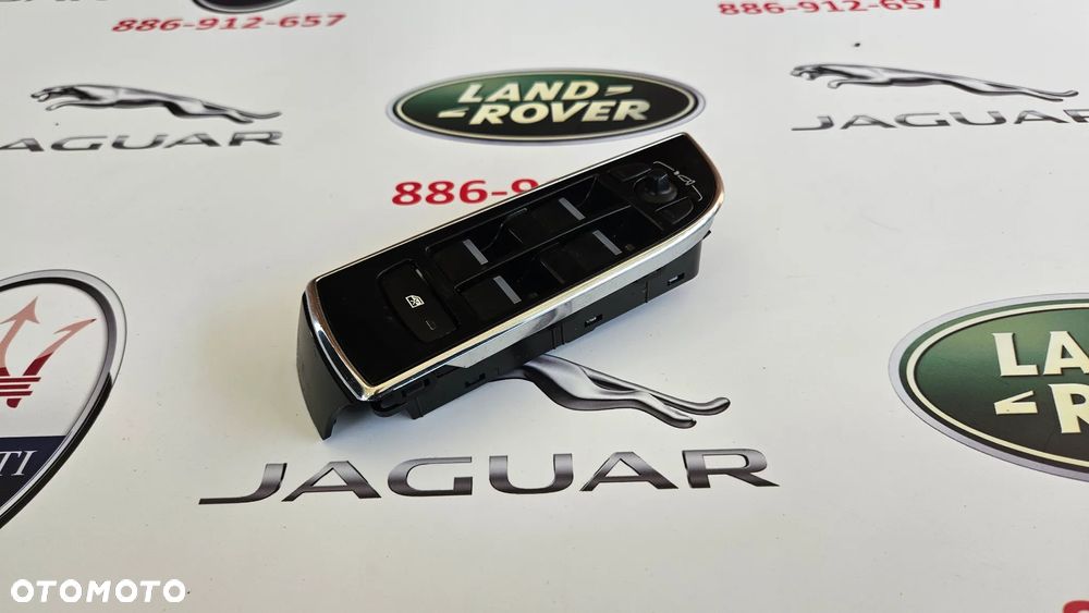 Jaguar XJ 351 2010-2015 Panel sterowania szybami Przełącznik przód lewy AW93-14540-AC - 2