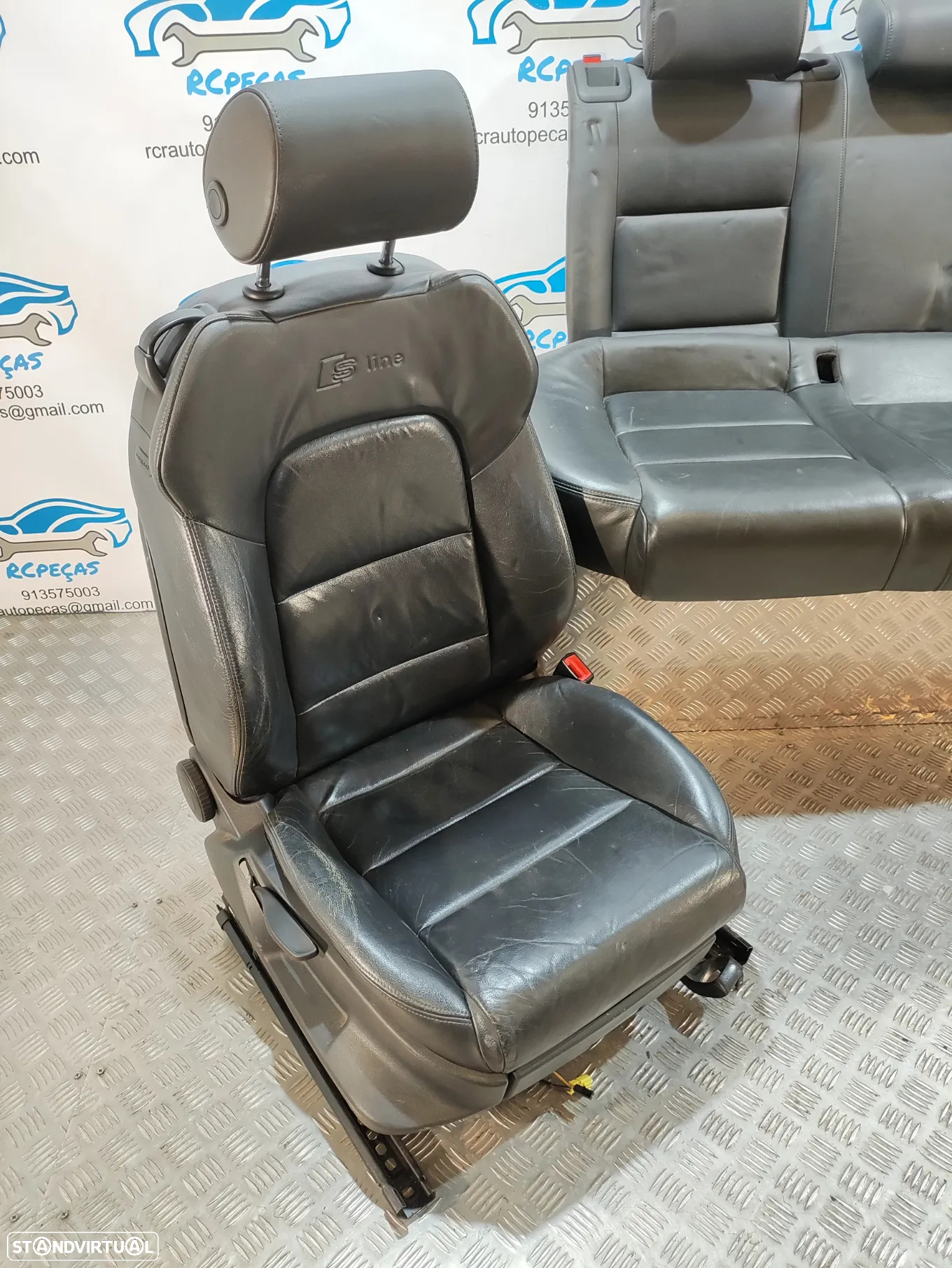 BANCO BANCOS PELE AIRBAG AUDI A3 FACELIFT 8P1 8P3 S LINE SLINE S-LINE 8P0885375F - 6
