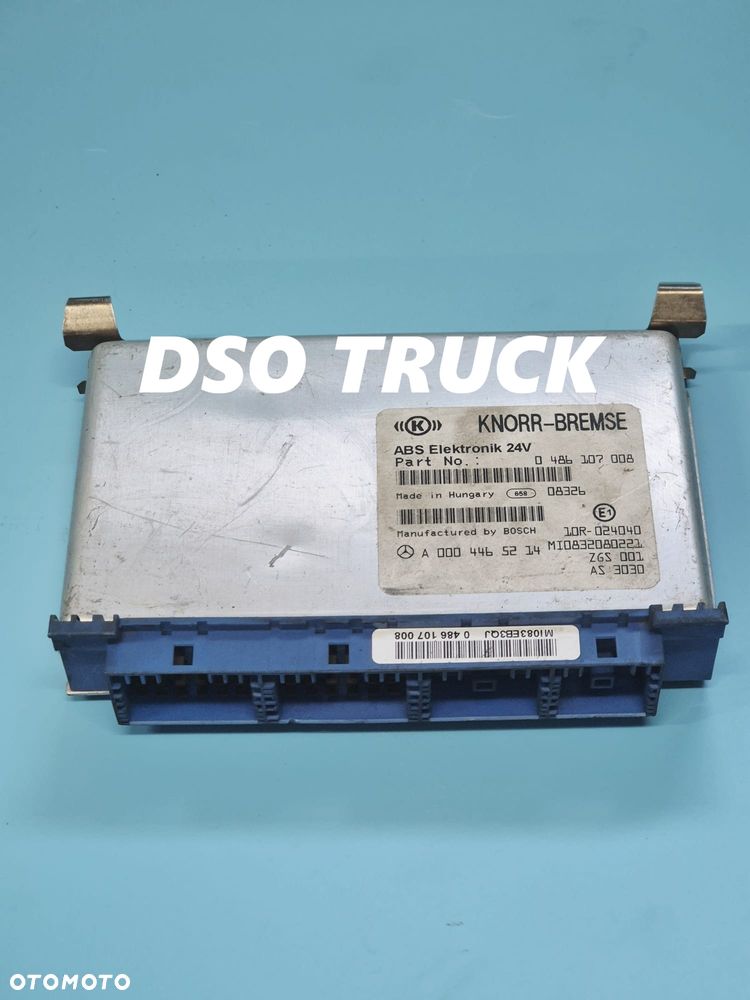 0486107008 A0004465214 KOMPUTER STEROWNIK ABS KNORR-BREMSE MERCEDES ACTROS MP4 - 2