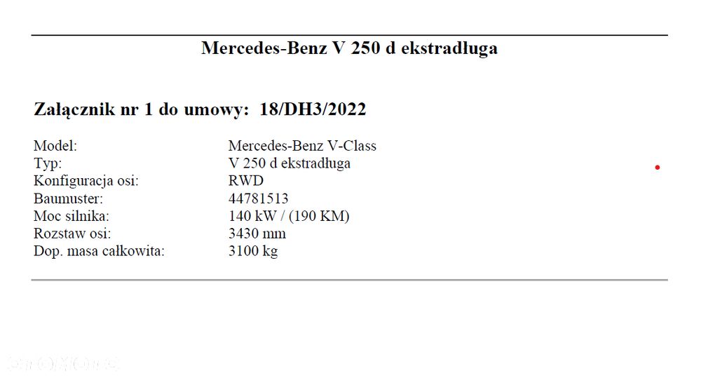 Mercedes-Benz Klasa V 250 d 9G-Tronic (ekstra d³) - 18