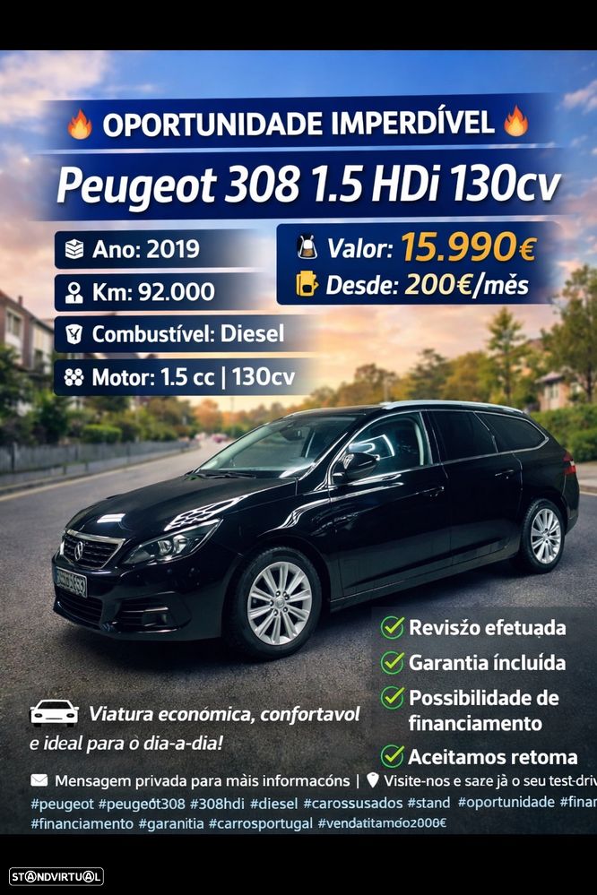 Peugeot 308 SW BlueHDi 130 EAT8 Allure - 1