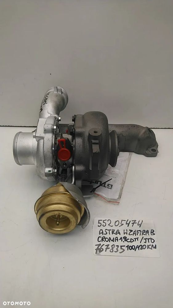 TURBINA TURBO OPEL VECTRA ZAFIRA B ASTRA H  SIGNUM SAAB 9-3  FIAT STILLO CROMA II 1.9 CDTI DIEASEL 100 / 120KM 55195787 - 8