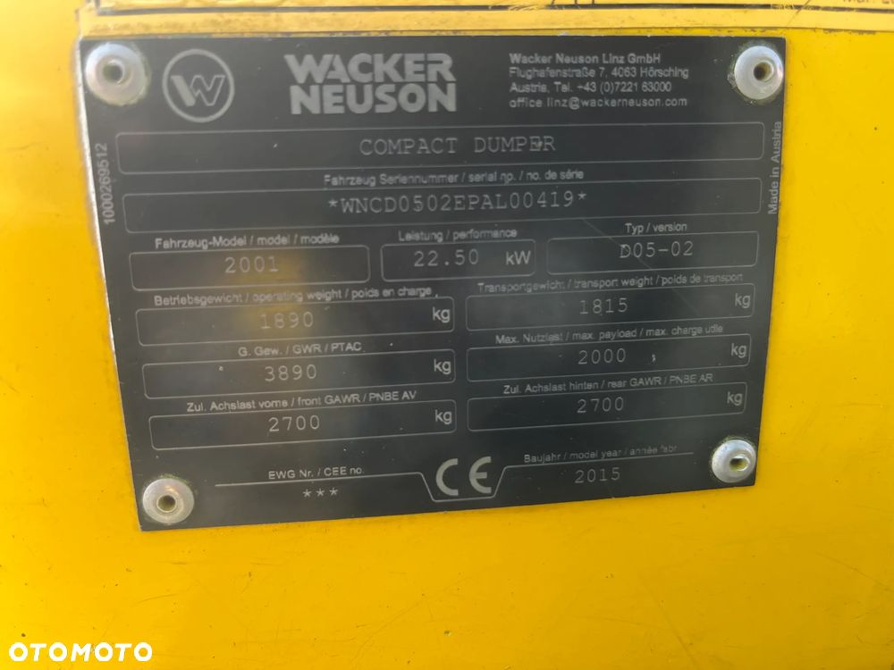 Wacker Neuson 2001 - 26