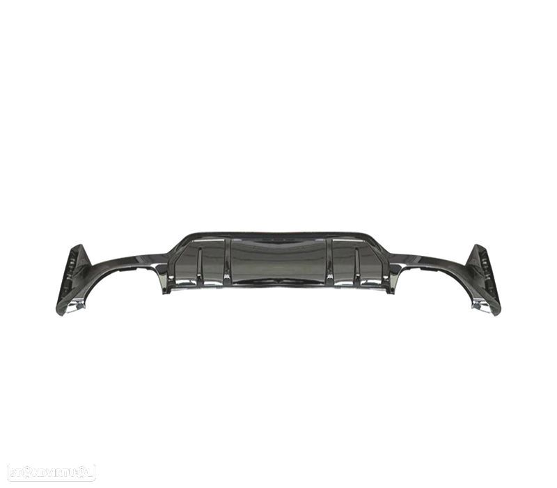 DIFUSOR BMW G20 G21 23-25 LOOK M PRETO BRILHANTE - 2