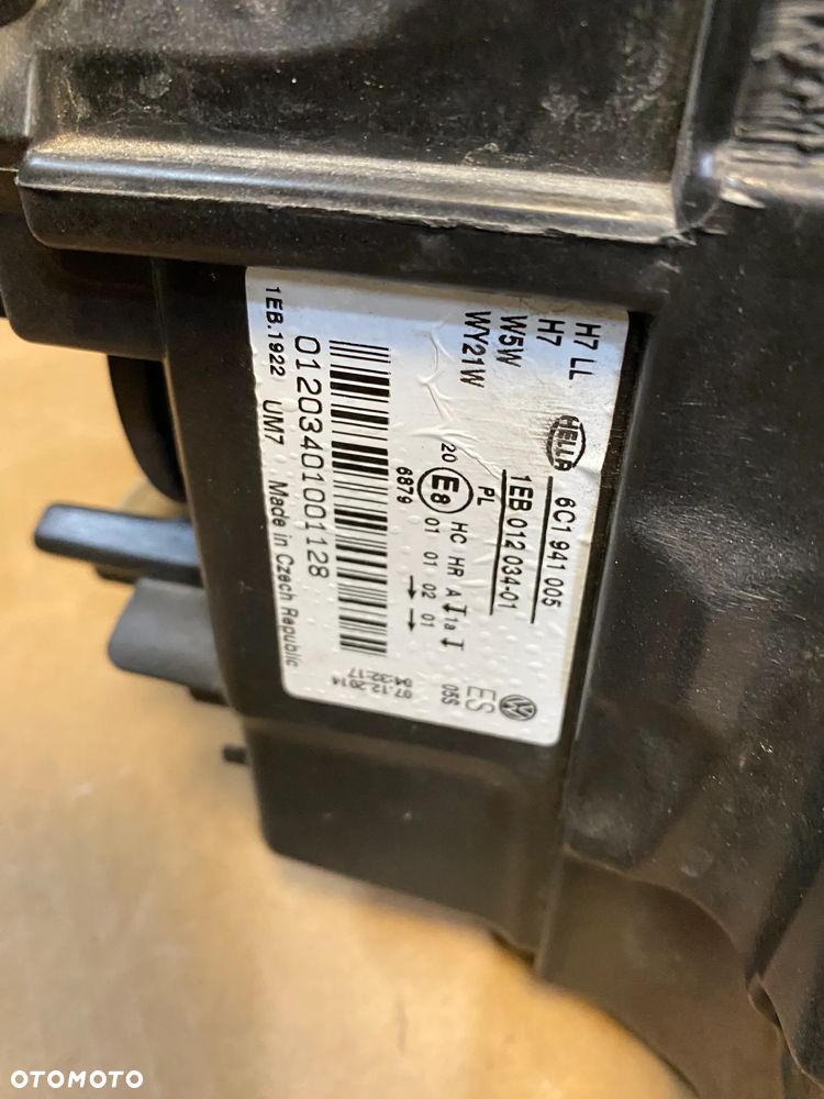 lampa polo 6C 2xH7 lewa eu cała - 4