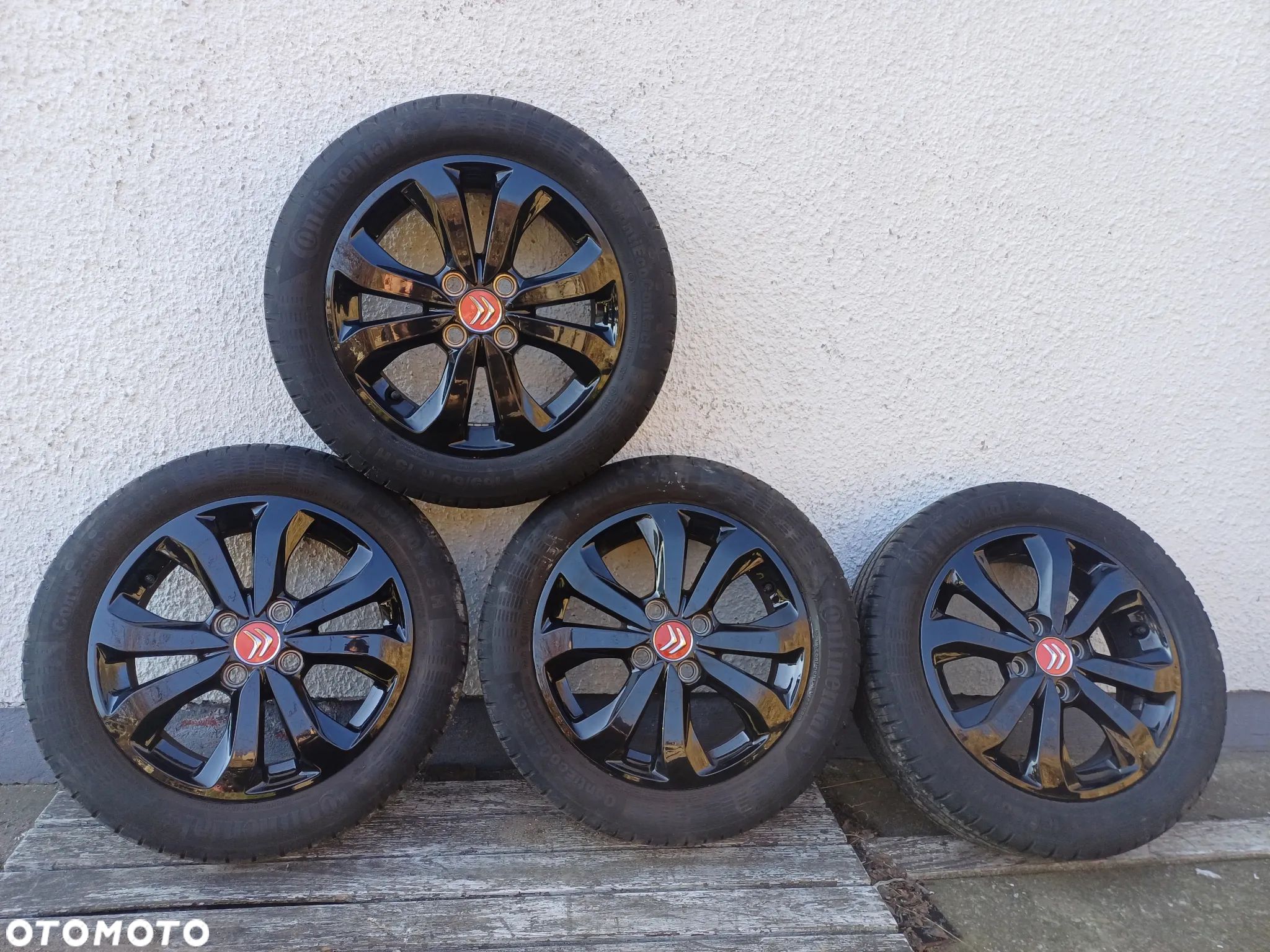 Felgi aluminiowe koła peugeot 108 Citroen C1 II AYGO II 165/60r15 Continental - 1