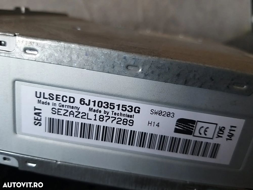 Radio cd player mp3 seat ibiza 6j 6j1035153g - 3