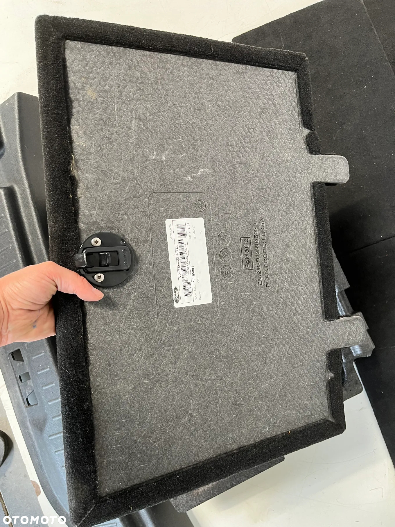 SCHOWEK TAPICERKA WYKŁADZINA PODŁOGI FORD GALAXY MK4 S-MAX MK2 15-21r. EM2B-R13W052AB3JA6 - 3