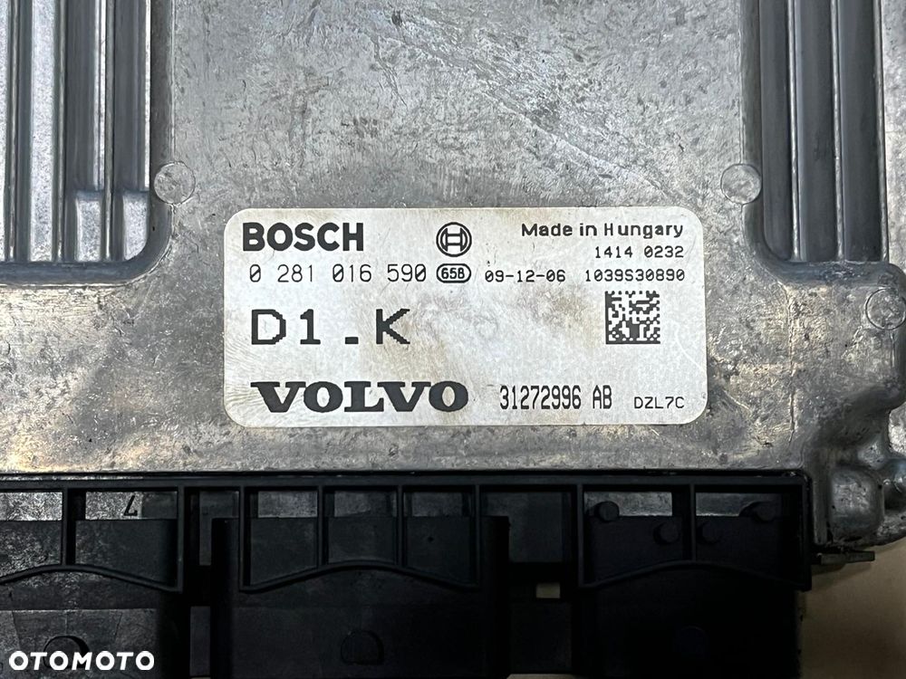 Sterownik silnika BOSCH 0281016590 Volvo C30 S40 V50 1.6 D D4164T - 2
