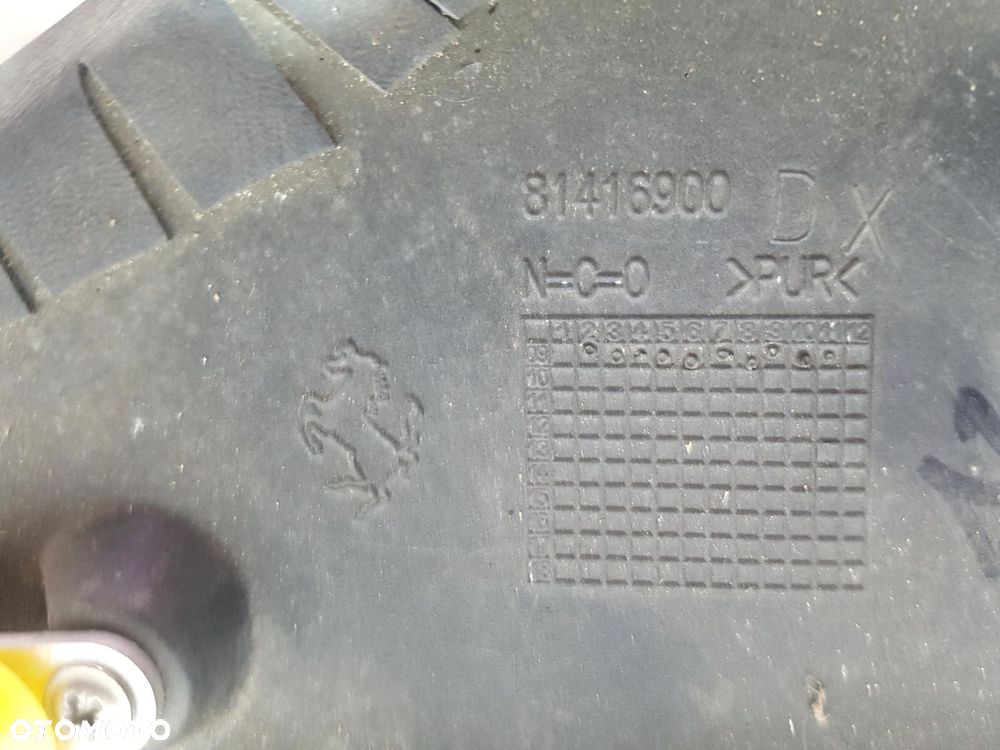 FERRARI 458 ITALIA POSZYCIE SŁUPEK TAPICERKA PRAWA OSŁONA 81416900 ORYGINAŁ - 6
