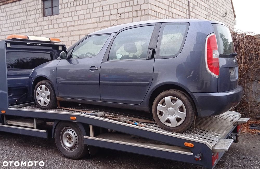Na części Skoda Roomster 1.6 lakier 9153 silnik BTS skrzynia biegów HXL maska klapa błotnik drzwi - 2