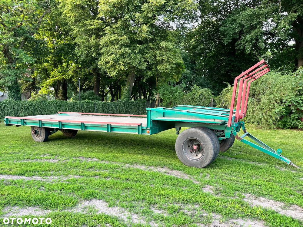 Inny Przyczepa niskopodwoziowa platforma do słomy - 1