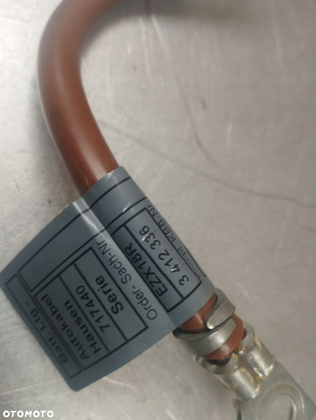 BMW X3 E83 KLEMA KABEL MINUSOWY MINUS 3412336 6990119 - 5