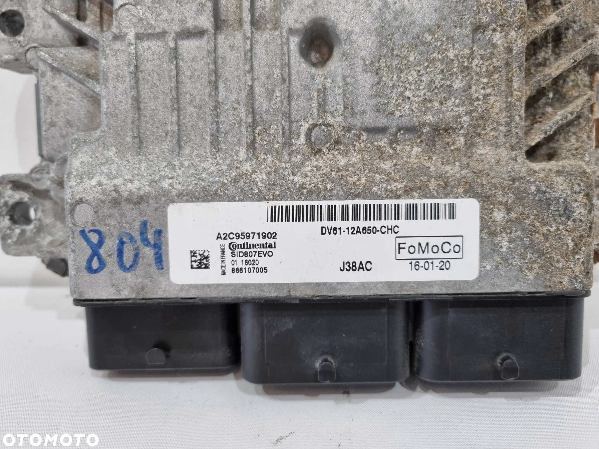 FORD TRANSIT CONNECT KOMPUTER STEROWNIK SILNIKA DV61-12A650-CHC - 6